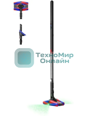 Пылесос вертикальный Dyson Pencil Vac Fluffycones черный, питание от аккумулятора, 55 Вт, уборка сухая, пылесборник 0.08 л