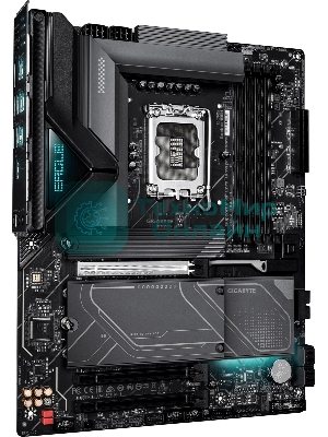 Материнская плата Gigabyte Z890 EAGLE PLUS, LGA 1851, Intel Z890, 4xDDR5, 4xSATA, 4xM.2, 1xPCIe 5.0 x16, 2xPCIe 4.0 x16, 1xDP, 1x2.5Gb LAN, 1xUSB-C 40Gbps (USB4), 2xUSB-A 10Gbps, 3xUSB-A 5Gbps, 4xUSB-A 2.0, 3x3.5 мм + S/PDIF оптический, 7.1, с подсветкой, ATX