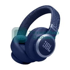Беспроводные/проводные наушники JBL Live 770NC синий, полноразмерные, Bluetooth 5.3 + проводной, адаптивное шумоподавление, до 65 ч