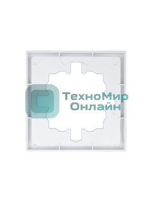 Рамка 1-мест. горизонт. ZIMA белый LEZARD 704-0200-146