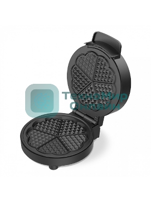 Вафельница BQ ST1010 черный/стальной, WAFFLE. Мощность: 1000 Вт, регулировка температуры от 40 до 230 °С, приготовление 5 вафель одновременно, антипригарное покрытие панелей Non-Stick PRO, равномерный нагрев, теплоизолированная ручка, противоскользящие ножки, 2 индикатора работы: нагрева и питания, материал корпуса: металл, бакелит, материал панелей : металл, размер рабочей поверхности: диаметр 190 мм, количество панелей: 2, вид панелей: венские вафли, длина шнура: 0.7 м, напряжение: 220-240 В, 50-60 Гц, защита от поражения электротоком: класс I