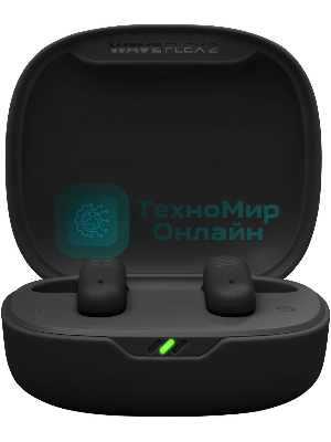 Наушники TWS JBL Wave Flex 2 черный, вкладыши, Bluetooth
