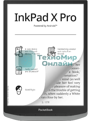 Электронная книга PocketBook Inc Pad X Pro Mist серый (PB1040D-M-WW)