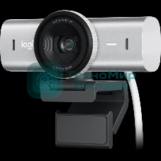 Веб-камера Logitech Brio MX 4K 3840x2160, 30 кадр/с, USB Type-C, микрофон (2 шт, шумоподавление), автоматическая фокусировка, автоосвещение, HDR, шторка приватности, универсальное крепление, светло-серый
