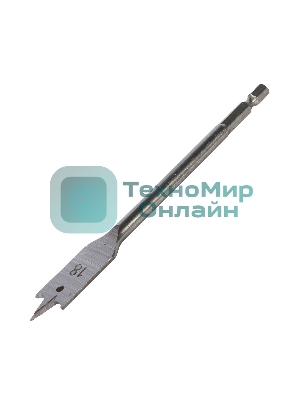 Сверло PATRIOT по дереву перовое 18 мм х 150 мм, 1 шт в блистере