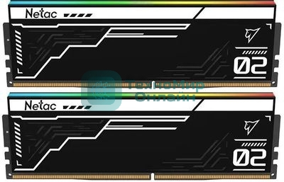 Оперативная память Netac Shadow II RGB, DDR5, 32GB (2x16GB), 6800 MHz, CL34, с радиатором, RGB, чёрный