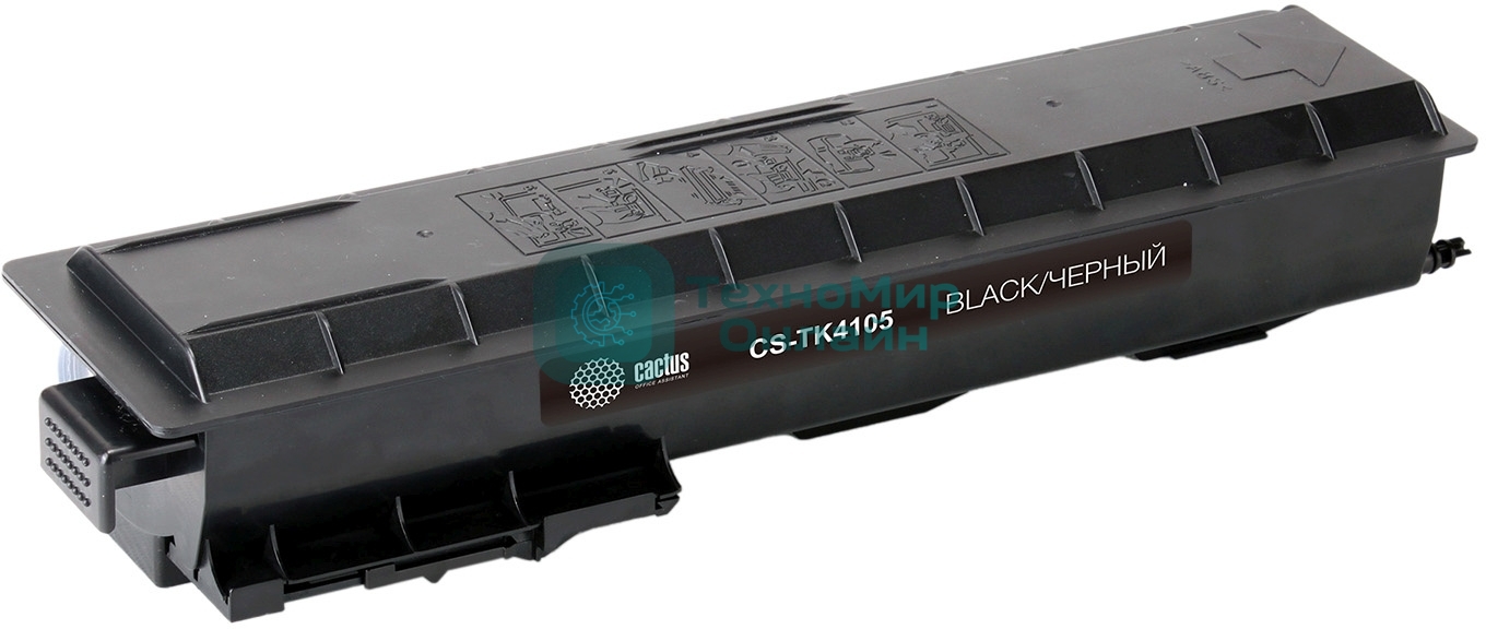 Картридж лазерный Cactus CS-TK4105 черный (15000 стр.) для Kyocera Mita TASKalfa 1800/2200/1801/2201