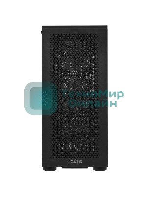 Корпус PCCooler ME200 MESH BK, Midi-Tower, чёрный, 3 x 120 мм