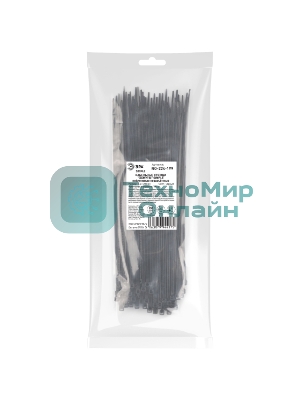 Хомут кабельный ЭРА Simple 3.6х200 NO-224-199 черный (уп. 100 шт)