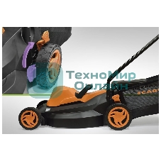 Газонокосилка CARVER LME-1437 эл. 1400Вт ширина 37см рег.высоты травосборник 35л