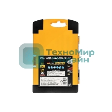 Набор сверл по металлу Denzel 1-10 мм, Р6М5К8-TiN, Golden Tip, 10 шт