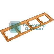 Рамка 4-м Glossa горизонт. дер. дуб SchE GSL000504