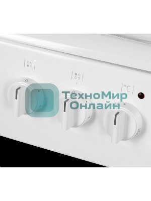 Плита электрическая Hansa FCEW54109 белый, конфорок 4 шт, духовка 65 л, 50 см x 85 см x 60 см