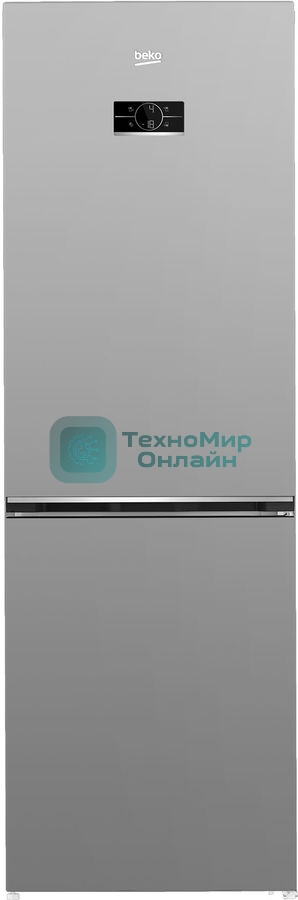 Холодильник Beko B3RCNK362HS серебристый двухкамерный 220/100л морозилка снизу, Total No Frost