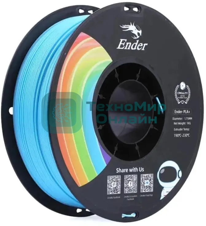 Пластик для принтера 3D Creality 3301010310 PLA d1.75мм 1кг 1цв.