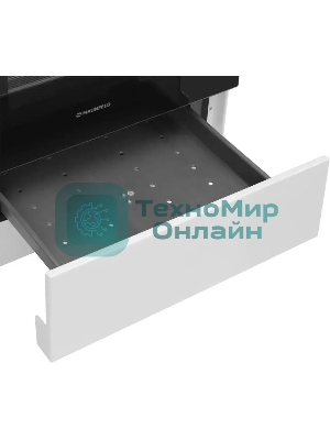Плита электрическая Maunfeld MEC57CW08TD белый, конфорок 4 шт, духовка 59 л, 50 см x 85 см x 60 см