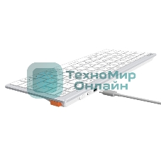 Клавиатура A4Tech Fstyler FBX51C беспроводная, USB, Bluetooth/Радиоканал, белый