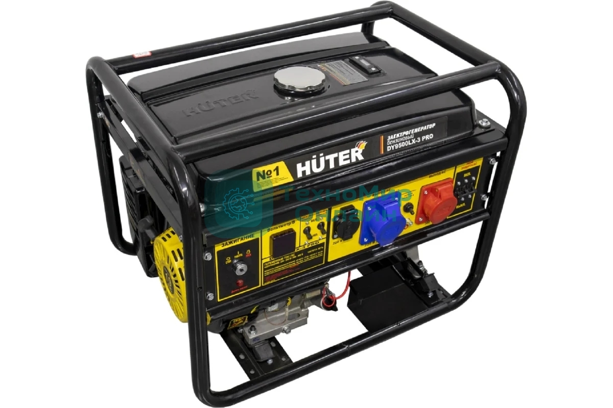 Электрогенератор бензиновый Huter DY9500LX-3 PRO, 8 кВт, 96 дБ, 79.4 кг