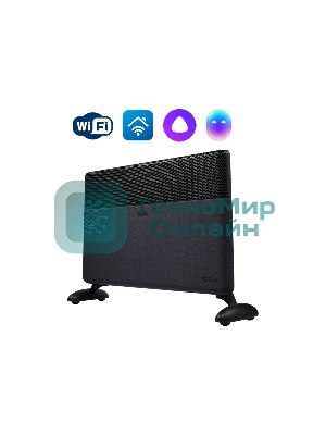 Конвектор электрический Ballu Apollo digital INVERTER Space Black BEC/ATI-1502 черный, 1500 Вт, 20 м2, термостат, дисплей, WiFi