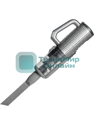 Пылесос моющий HIBERG STORM 3 темно-серый, питание от аккумулятора, 50 Вт, уборка сухая/влажная, пылесборник 0.5 л.