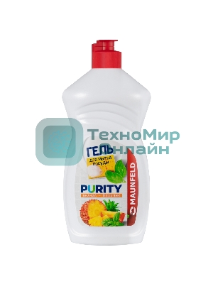 Гель для мытья посуды Maunfeld Purity Ананас и базилик 450 г MDL450PF