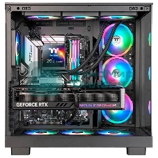 Система жидкостного охлаждения Thermaltake MAGFloe 360 Ultra ARGB Soc-AM5/AM4/1200/1700/1851 черный 4-pin 30.6dB Al+Cu LCD Ret (CL-W432-PL12SW-A)
