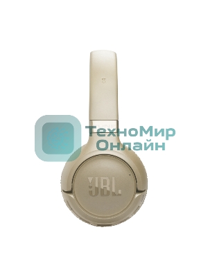 Беспроводные/проводные наушники JBL Tune 680NC бежевый, накладные, Bluetooth + проводной, адаптивное шумоподавление