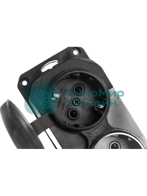 Колодка каучуковая ЭРА с/з 3гн 16A IP44 черная