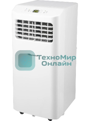 Кондиционер мобильный Hisense AP-09CR4GKVS00 9000 BTU, 17 м², 52 дБ, охлаждение, осушение, белый