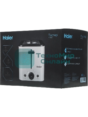 Тостер Haier HT-601 900Вт серебристый
