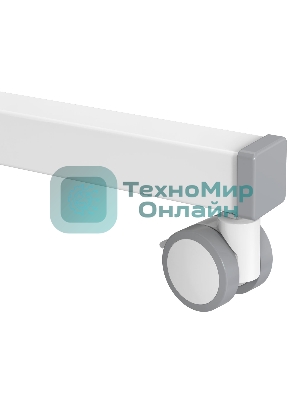 Стол для ноутбука Cactus VM-FDE103 столешница МДФ белый 91.5x56x123см (CS-FDE103WWT)