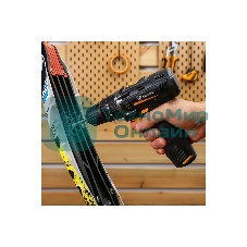 Дрель-шуруповерт Deko GCD12DU, 12 В, 2 Ач, 32 Нм, щеточный, ударный