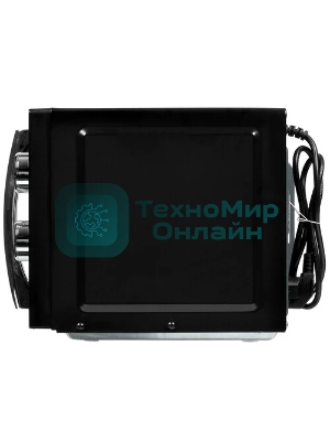 Микроволновая печь Hyundai HYM-M2050 черный, 20 л, 700 Вт, переключатели - поворотный механизм