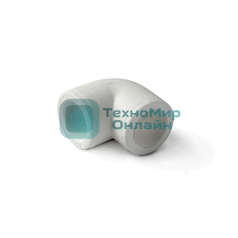 Уголок 90 град. 63 полипропиленовый PPR белый PRO AQUA