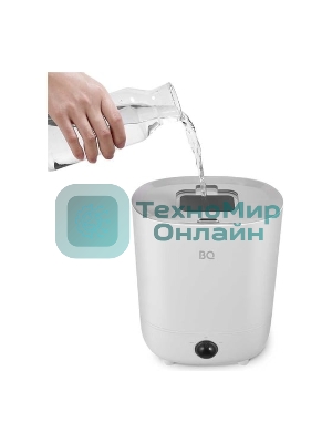 Увлажнитель воздуха BQ HDR2003 белый, 23 Вт, 3 л, ультразвуковой, ароматизация