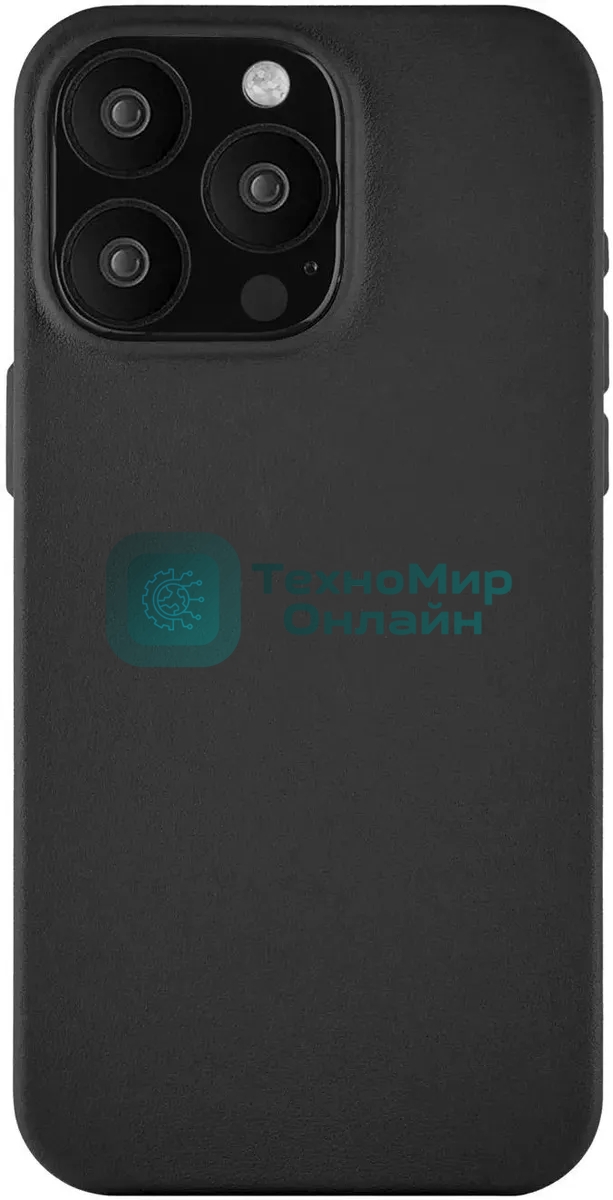 Чехол (клип-кейс) uBear для Apple iPhone 15 Pro Max Capital Case with MagSafe черный (CS307BL67PCP-I23M)