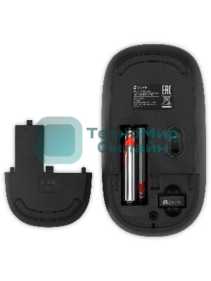 Комплект клавиатура+мышь Oklick S255W беспроводной, USB, 1200 DPI, чёрный