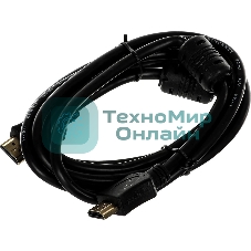 Кабель соединительный аудио-видео Premier 5-813 HDMI (m)/HDMI (m) 2м. феррит.кольца черный (5-813 2.0)