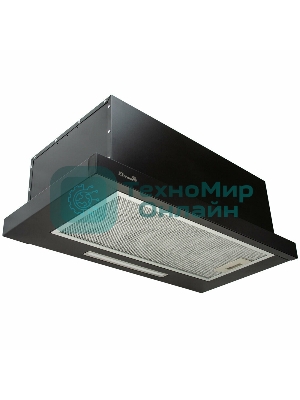 Вытяжка кухонная Eltronic телескопическая (77-13) черная