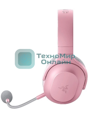Гарнитура Razer Barracuda X (2022) розовый, беспроводная + проводная, Bluetooth/USB-C/3.5 мм