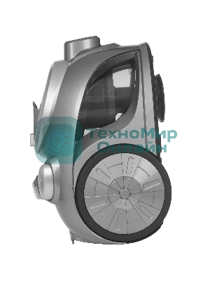 Пылесос Eurostek EVC-3011 серебристый/серый, 400/2600 Вт, уборка сухая, пылесборник контейнер 2.5 л