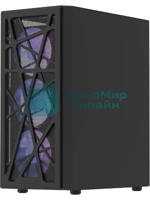 Корпус Formula Mana AR V2 Black, Midi-Tower, чёрный, 3 x 120 мм