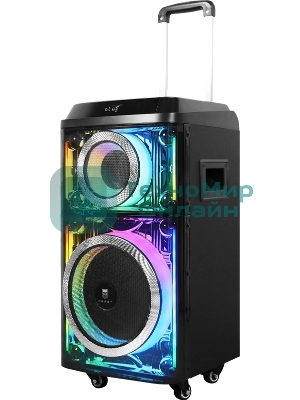 Колонка портативная Ural 103 черный 1200W 1.1 BT/3.5Jack/USB-C 15м 7000mAh
