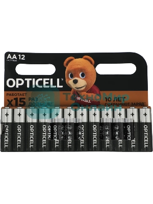 Батарея Opticell Basic LR6 AA (12шт) блистер