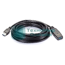 Кабель-адаптер USB3.0-repeater Aopen, удлинительный активный Am-->Af 5м QUST/qust ACU827A-5M