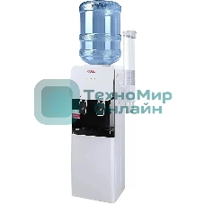 Кулер для воды AEL LD-AEL-85c, верхняя загрузка, нагрев 95 °С, охлаждение 8 °С, белый/черный