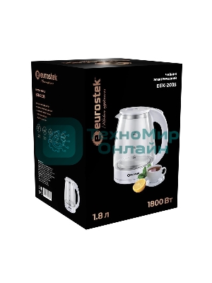 Чайник электрический Eurostek EEK-2035 1.8 л, 1500 Вт, белый