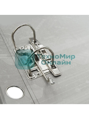 Папка-регистратор Silwerhof 2013467 A4 50мм, ПВХ/бумага черный, металлическая окантовка, сборная (упаковка: 2шт)