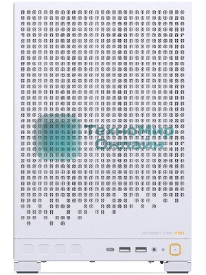 Корпус без блока питания Case JONSBO D32 PRO, Mini-Tower, TG, no fan, 2xUSB-A 3.2 + 1xUSB-C 3.2, mATX, mDTX, mITX White