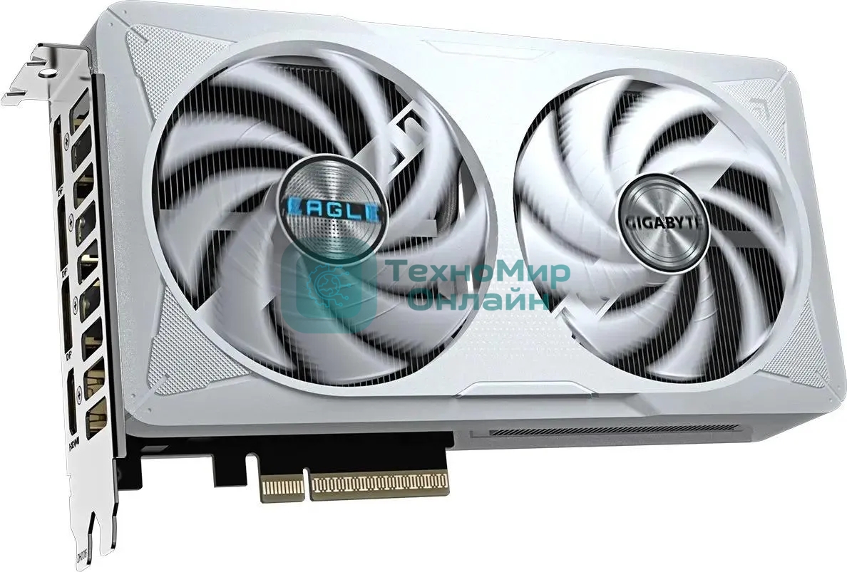 Видеокарта Gigabyte GV-N5060EAGLEOC ICE-8GD, NVIDIA GeForce RTX 5060, 8 ГБ GDDR7, 128 бит, PCI-e 5.0, 1xHDMI, 3xDP